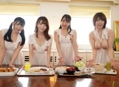 Thanh niên số hưởng Chịch từ sáng đến 4 cô vợ xinh ngực khủng sung sướng